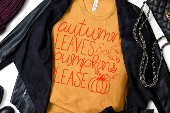 Autumn Leaves and Pumpkins Please Graphics