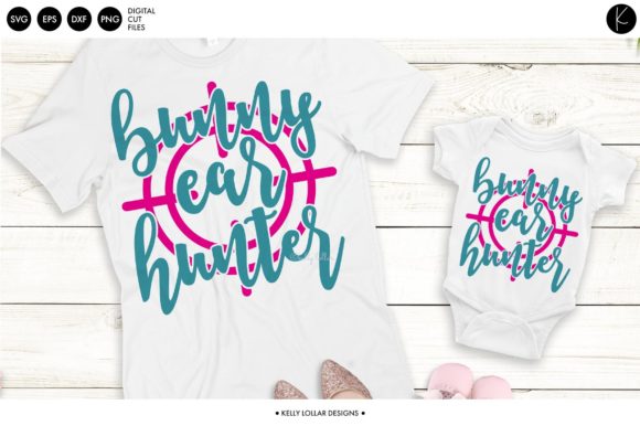 Bunny Ear Hunter Graphics for Crafts