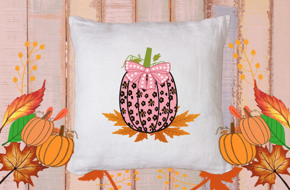 Cute Pumpkin with Bow 6: Graphics for Crafts