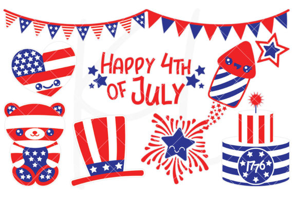 Happy 4th of July Character Pack