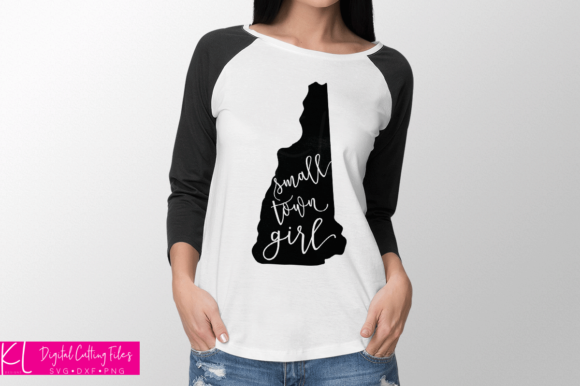New Hampshire Small Town Girl Graphics