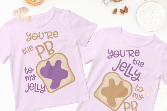 Peanut Butter and Jelly BFF Graphics for Crafts