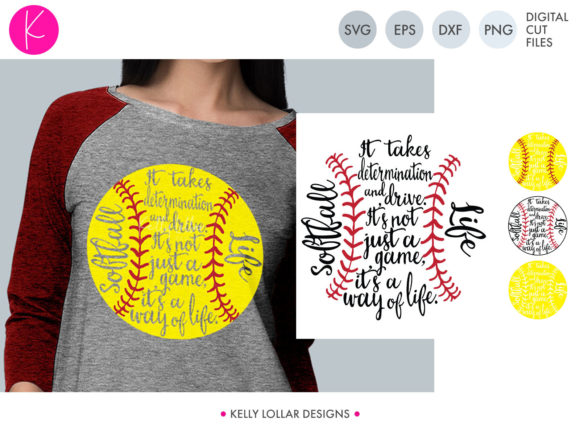 Softball Life Graphics: Crafts-Infused Editorial Design