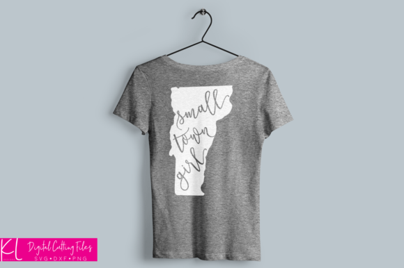 Vermont Small Town Girl Graphics for Crafts & Content