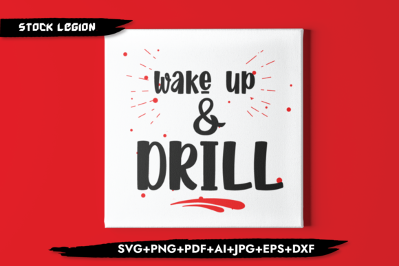 Wake Up Drill: Graphics for Creative Crafts