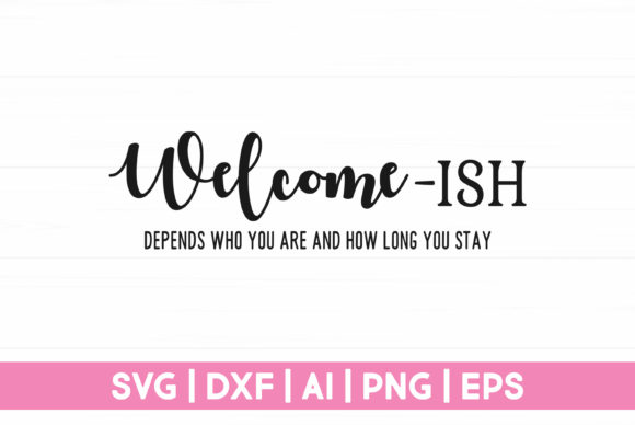 Welcome: A Humorous Embroidery Design