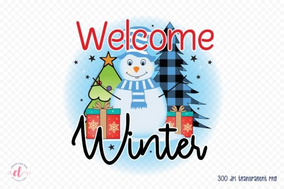 Welcome Winter: Winter Sublimation PNG for Crafts & Graphics